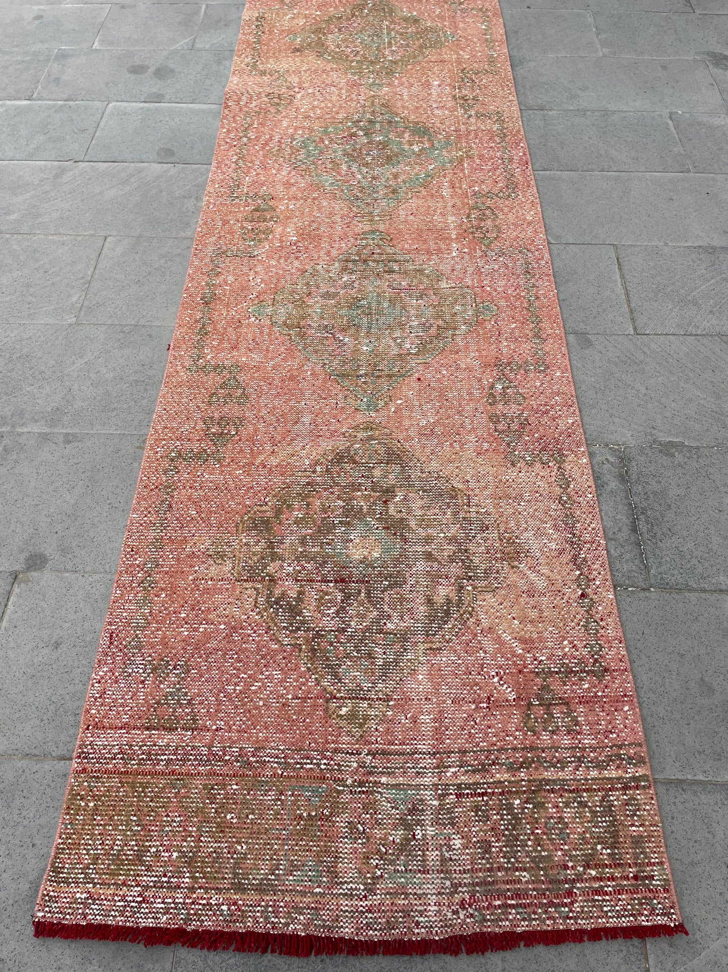 Distressed Vintage Runner Extra Long Turkish Runner 2.7 x 19.7  Stair Runner Rug Vintage Runner XL Oriental Runner Staircase Handmade Runner