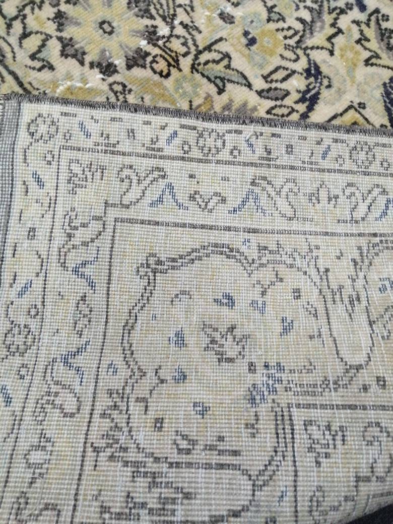 9.9 x 6.5 Large  OUSHAK RUG TURKISH Oushak Rug Vintage Oushak quality Rug Vintage Runner Rug Wool Oushak Rug Hand Made Rugs Vintage  Rug