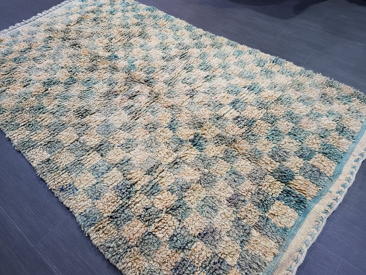 Antique Rug, High Wool Pile Rug, 3.8 x 5.10  Plush Rug,Handmade Rug,Shaggy Hand Knotted Rug,One Of A Kind Rug, Nomad Rug, Rear Rug