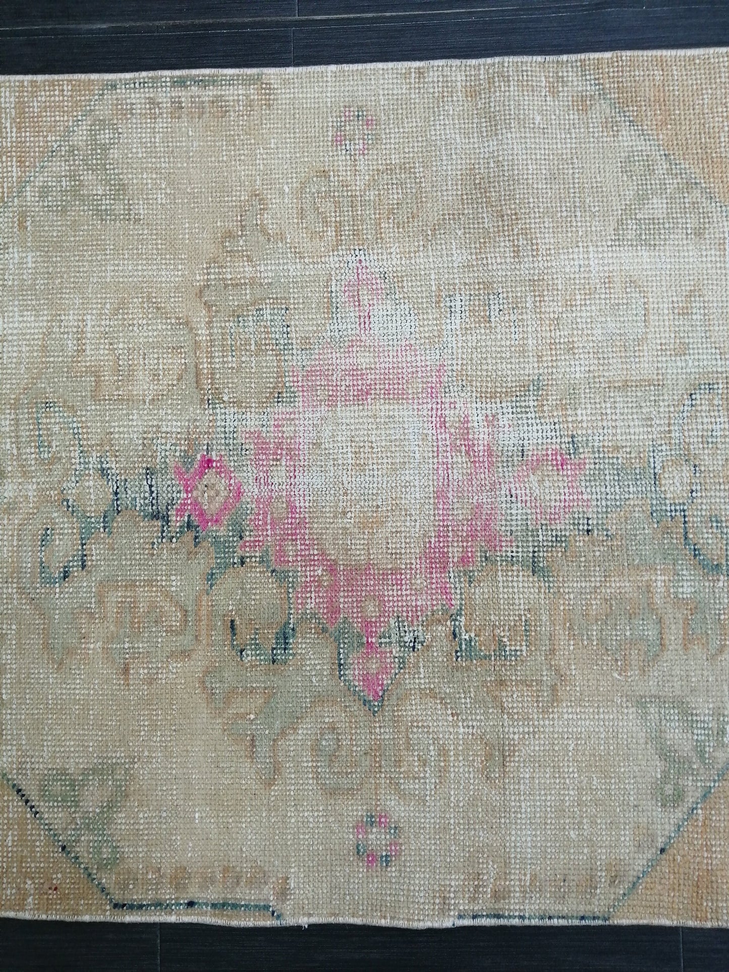 2.8 x 6.5 Distressed Runner  Rugs, Hand Made runner Rug, Oushak Rug, Rustic Rug, Rug Runner, Turkish Rug, Vintage Rug, Wool rug