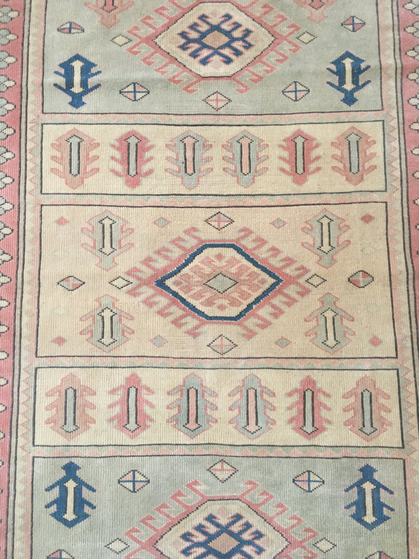 4x6 feet etnique design turkish bedroom rug, handmade kitchen floor rug, oushak bathroom area rug,persian motif large rug,hallway middle rug