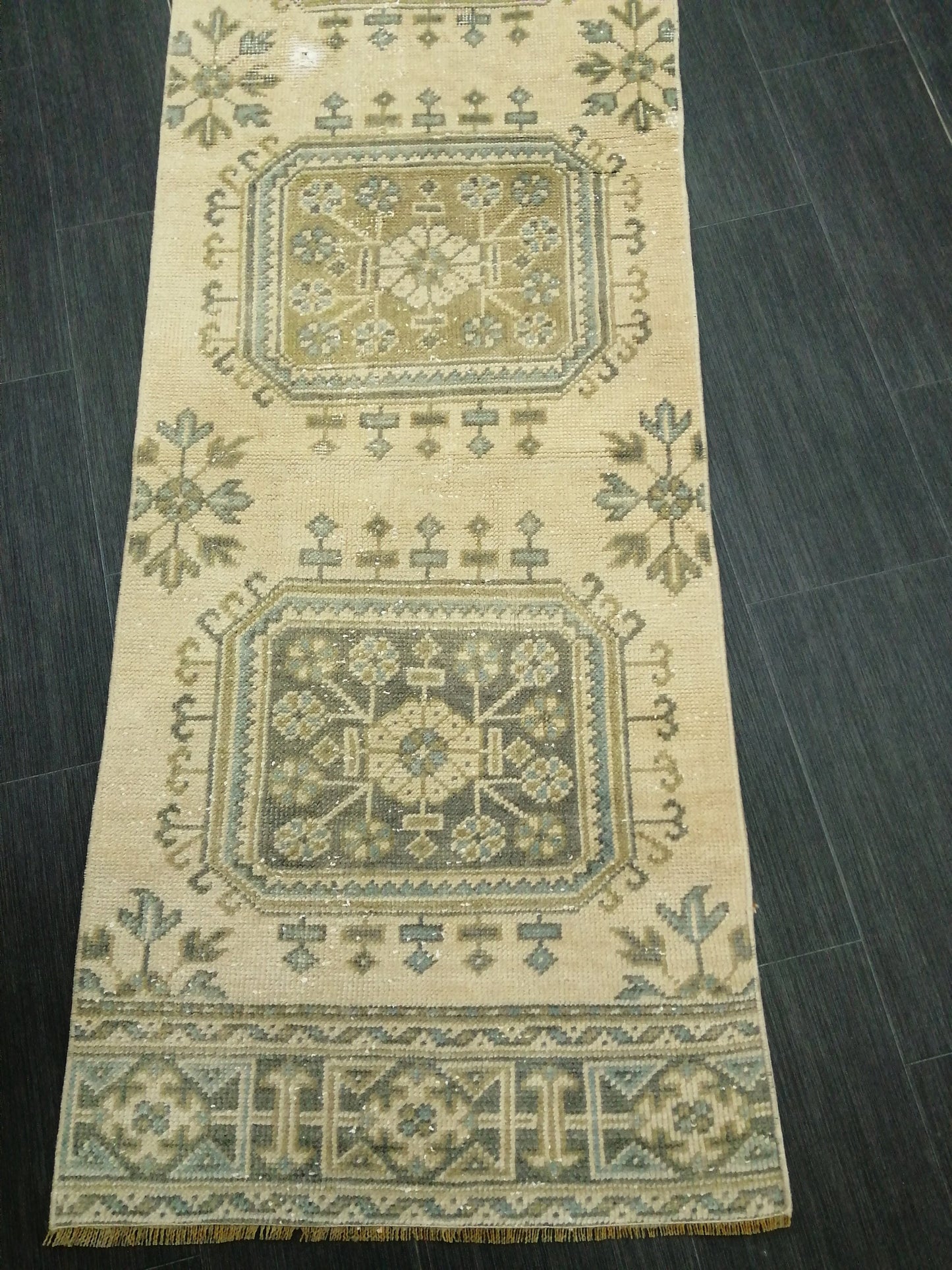 11.2 X 2.3 Oushak Runner Rug Turkish Runner Rug Vintage Runner Rug Hallway Runner Rug Kitchen Runner Rug Wool Runner Rug Wool Oushak Rug