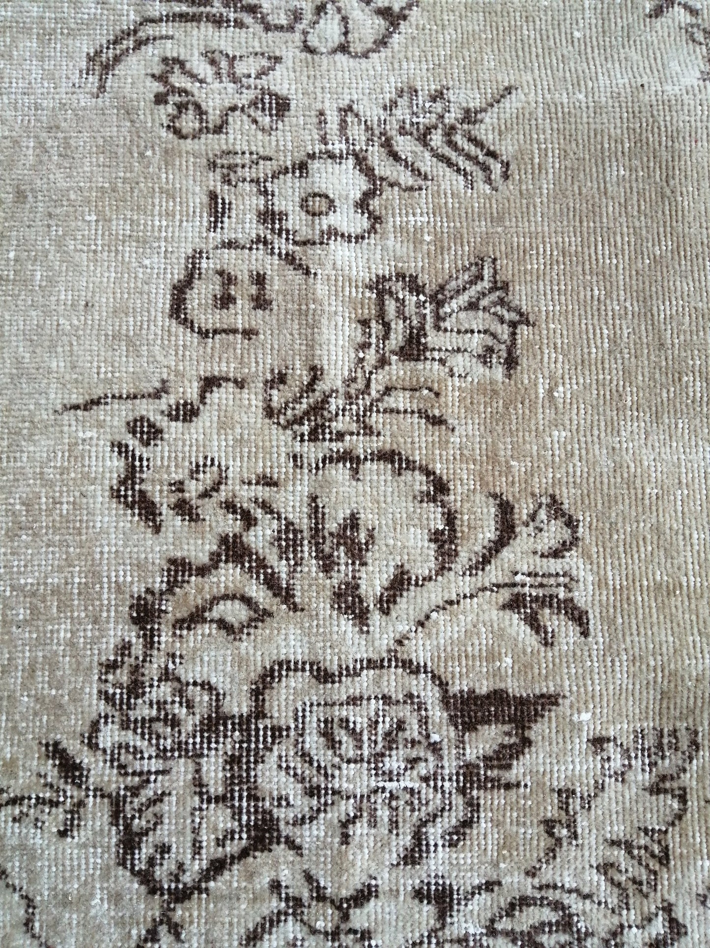 5.5 x 9.6 Muted Vintage Rugs TURKISH HAND MADE Rug Neutral Vintage Turkish Rugs  Oushak Rug Traditional Rug,  Oushak Rug,Vintage Neutral Rug