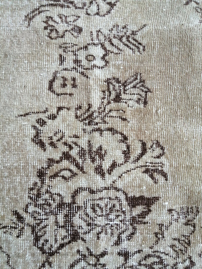 5.5 x 9.6 Muted Vintage Rugs TURKISH HAND MADE Rug Neutral Vintage Turkish Rugs  Oushak Rug Traditional Rug,  Oushak Rug,Vintage Neutral Rug