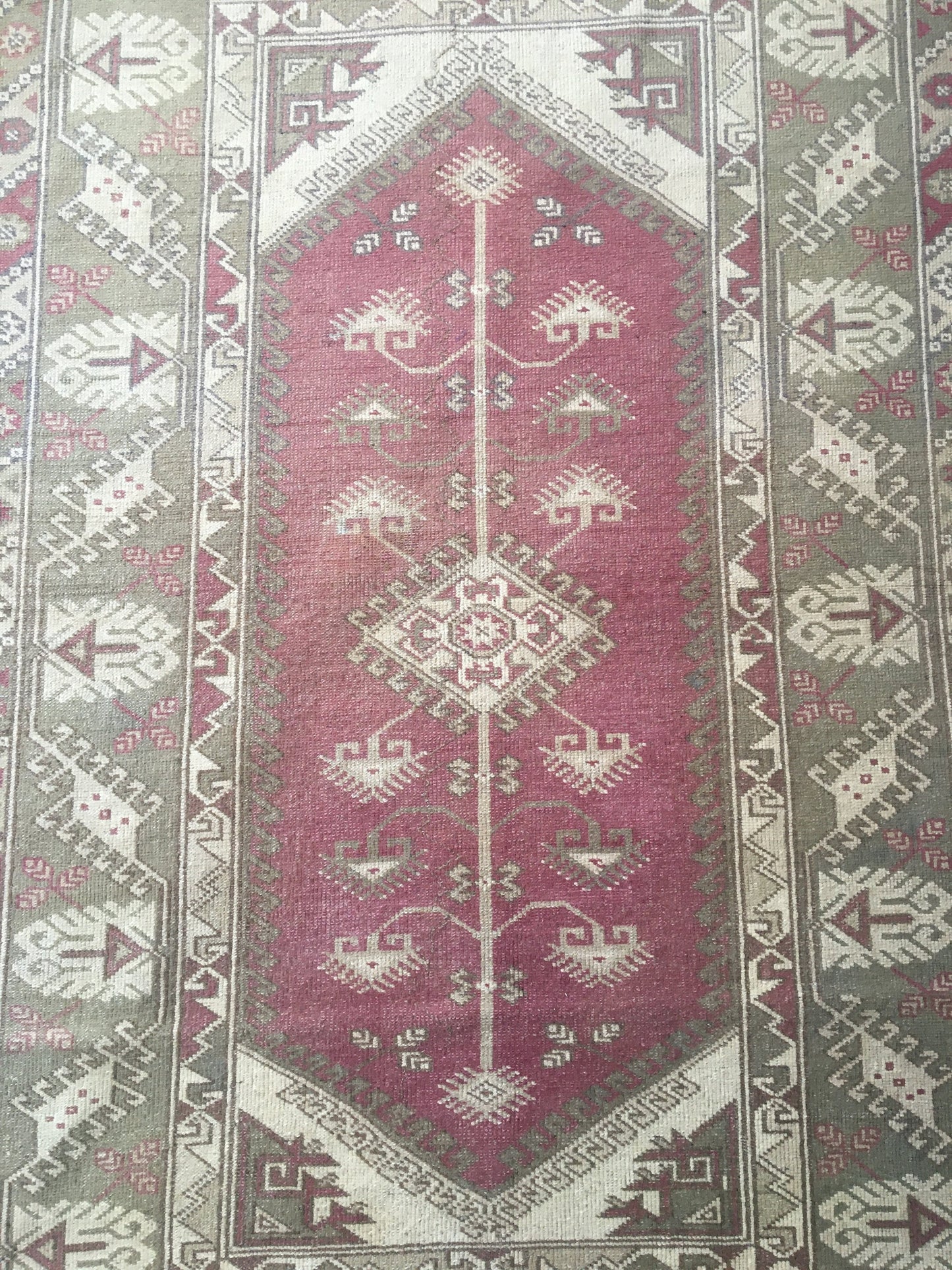 4x6 feet green turkish living room floor wide rug, handmade wool large entryway carpet, vintage oushak big bedroom area rug, red bohem rug