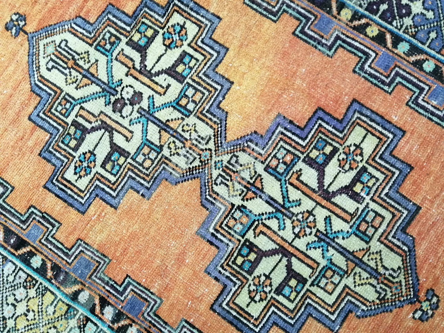 5.5 X 3.6 Rugs, Hand Made Rug, Oushak Rug, Rustic Rug, Bohemian Rug, Rug Runner, Turkish Rug, Farmhouse Rug, Vintage Rug, Wool rug