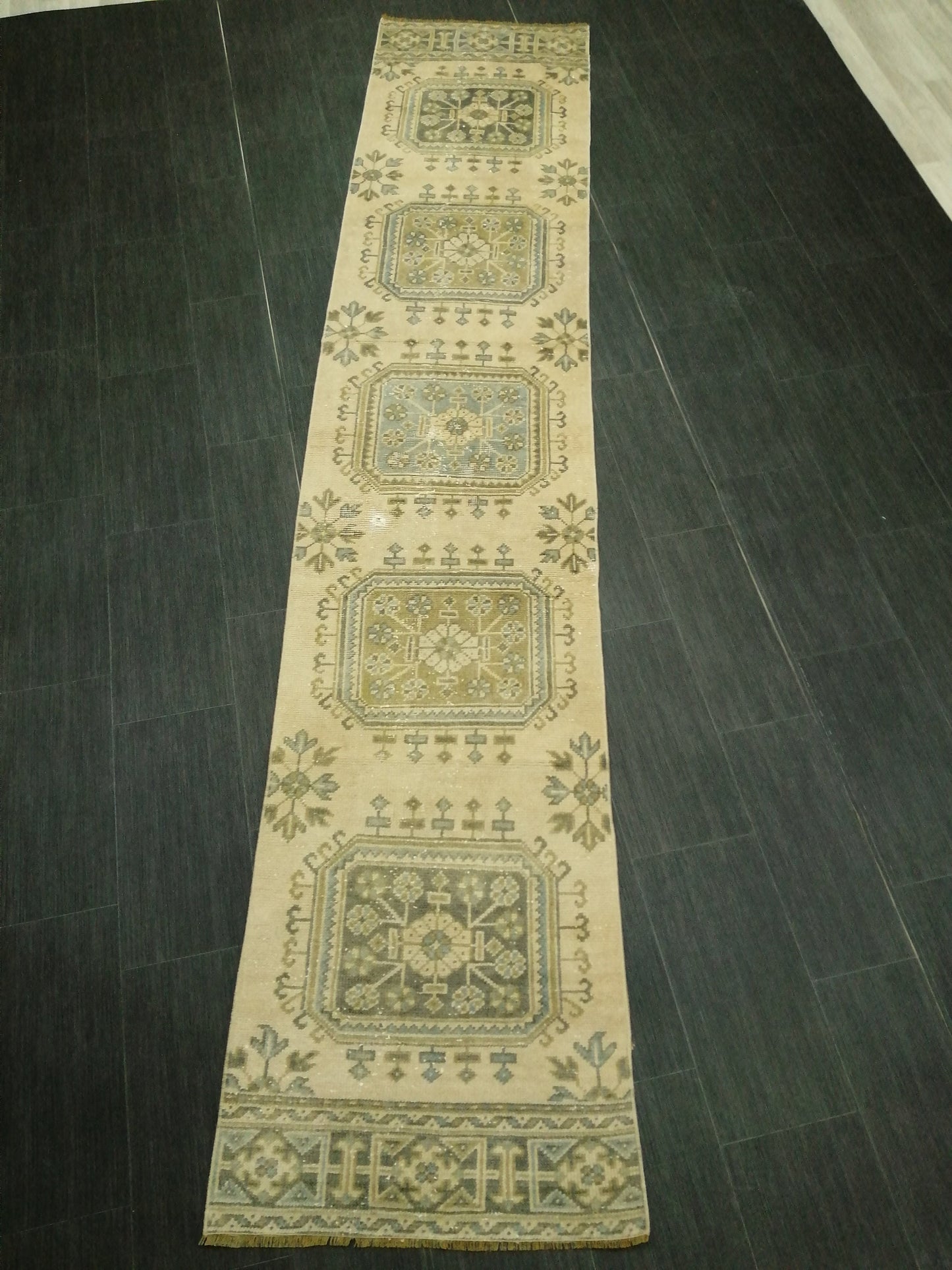 11.2 X 2.3 Oushak Runner Rug Turkish Runner Rug Vintage Runner Rug Hallway Runner Rug Kitchen Runner Rug Wool Runner Rug Wool Oushak Rug