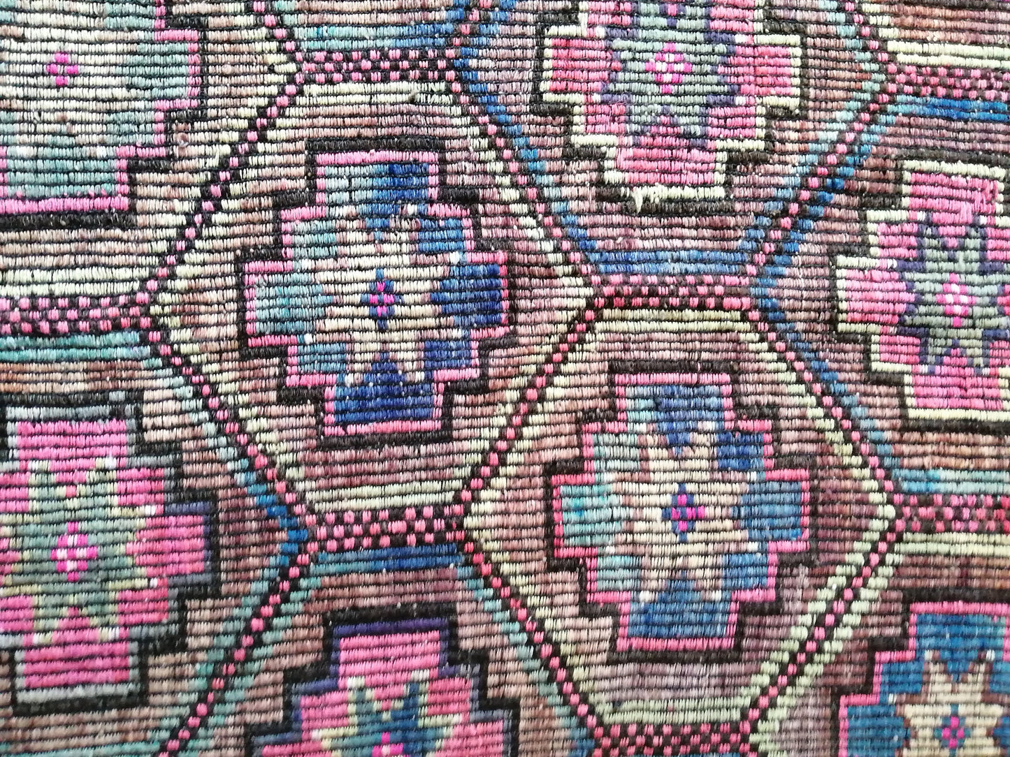 10 x 5.9 Flatwoven with Embroidery Rug Vintage Rugs  TURKISH HAND MADE Rugs Vintage Turkish Rugs  Oushak Rug Turkish Oushak Rug, Wool Rug