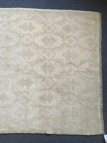 3.3x6.4 feet turkish handmade area rug, vintage muted kitchen rug, hallway area rug
