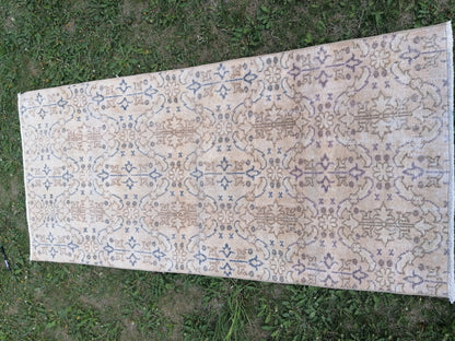 Turkısh rug vıntage rug, vıntage turkısh rug, hand made rug,wool rug 2'8x6 feet