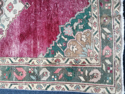 OUSHAK RUG TURKISH Oushak Rug Vintage Oushak Rug Vintage Rug Wool Oushak Rug Hand Made Rugs Vintage Turkish Rug