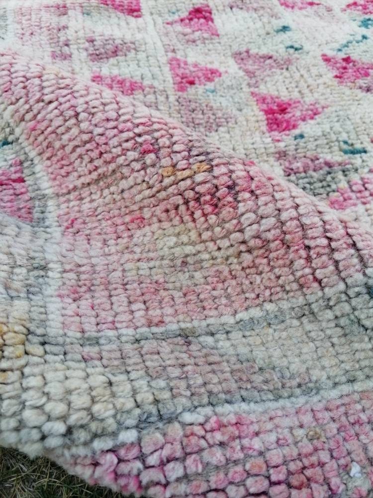 Vintage turkish runner 2'10x11 oushak high pile runner, hallway runner, vintage runner rug, hand made wool rug, kitchen rug, oushak rug