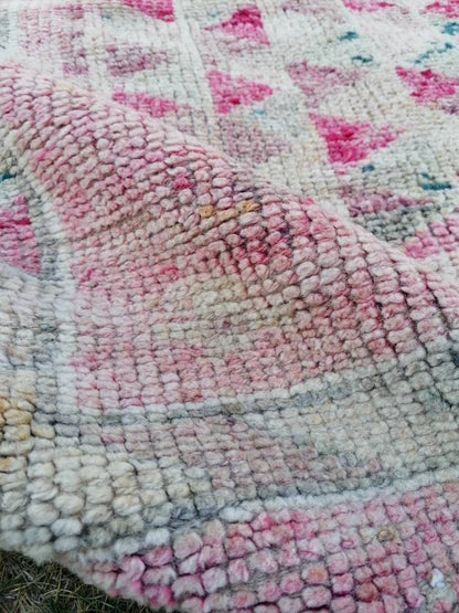 Vintage turkish runner 2'10x11 oushak high pile runner, hallway runner, vintage runner rug, hand made wool rug, kitchen rug, oushak rug