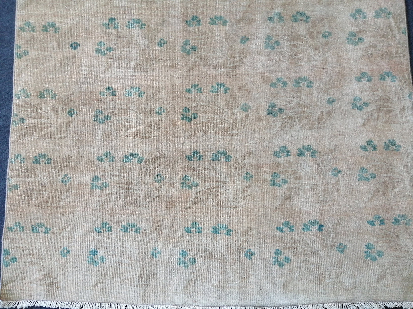 8.10 x 4 Turkish Rug, Oushak Rug, Floral Oushak Rugs, Wool Oushak Rug, Oushak Runner Rugs, Runner Rug, Vintage Rug, Hand Made Rug