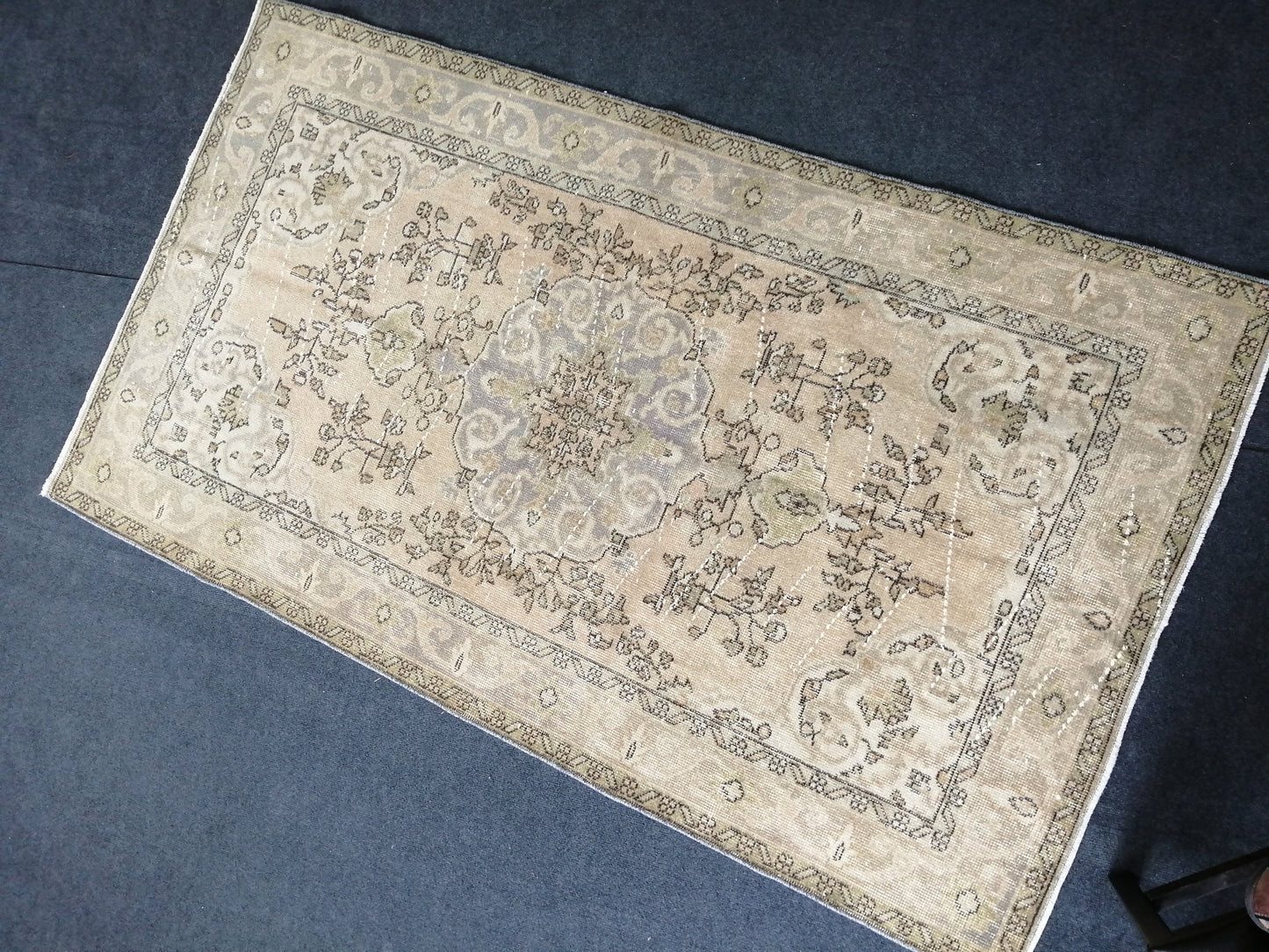 3.9 x 6.7 Rugs, Hand Made Rug, Oushak Rug, Rustic Rug, Bohemian Rug, Rug Runner, Turkish Rug, Farmhouse Rug, Vintage Rug, Wool rug