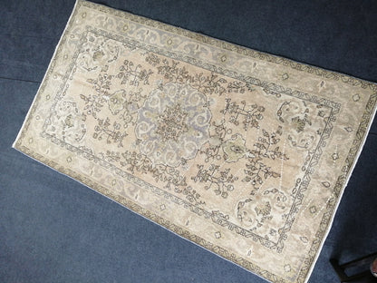 3.9 x 6.7 Rugs, Hand Made Rug, Oushak Rug, Rustic Rug, Bohemian Rug, Rug Runner, Turkish Rug, Farmhouse Rug, Vintage Rug, Wool rug