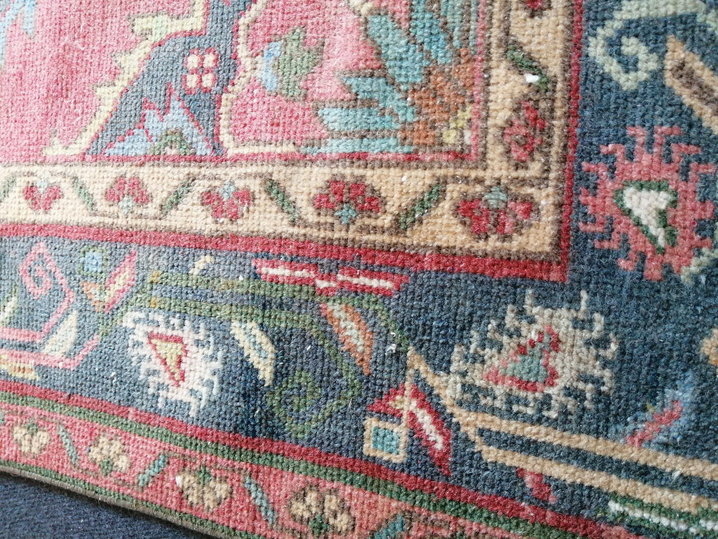 Handmade Runner Rug Turkish Runner 4.7 x 11.5 Rug Vintage Runner Rug Hallway Runner Rug Kitchen Runner Rug Wool Runner Rug Wool Oushak Rug