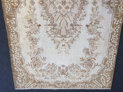 OUSHAK RUG TURKISH Oushak Rug Vintage Rug Vintage Runner Rug Wool Oushak Rug Hand Made Rugs Vintage Turkish Rug