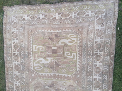 Oushak rug vintage oushak rug unique hand made 8'4x5'