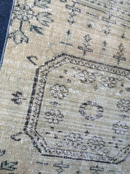 2.5 x 10.9 Oushak Runner Rug Turkish Runner Rug Vintage Runner Rug Hallway Runner Rug Kitchen Runner Rug Distressed Runner Rug Wool Worn Rug