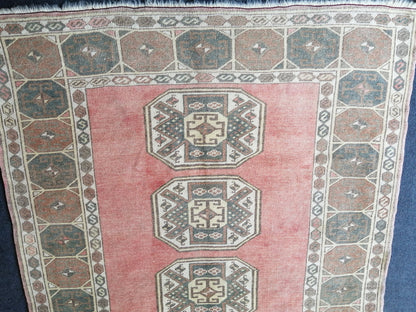 6.3 x 4 ft OUSHAK RUG TURKISH Oushak Rug Hand Made Rugs Vintage Oushak Runner Rug Vintage 4x6 Rug Wool Oushak Rug Vintage Turkish Rug