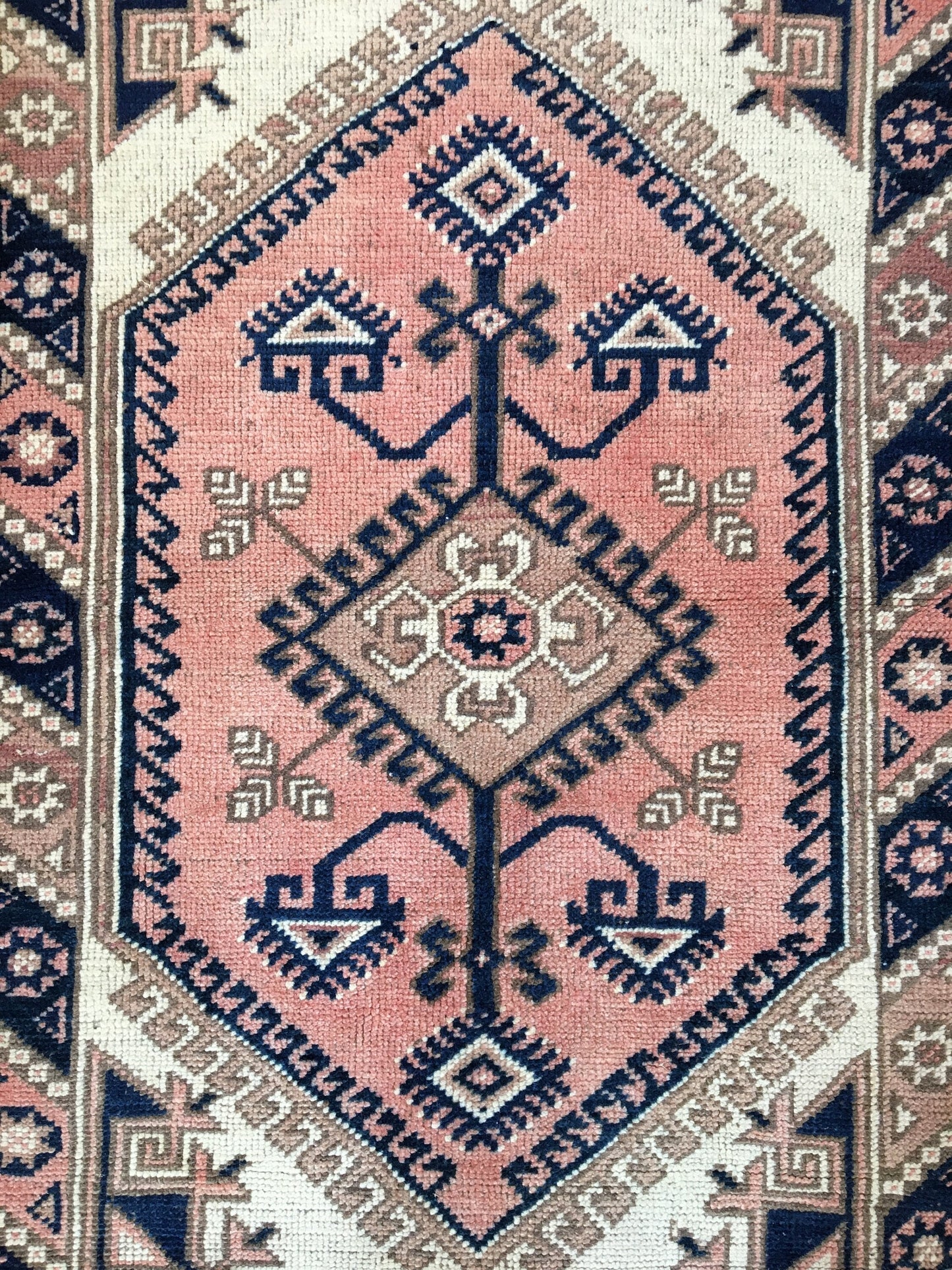 2x4 feet muted vintage middle rug, handmade etnique kitchen area rug, turkish  mini runner rug,oushak blue bedroom rug, kids wool small rugs