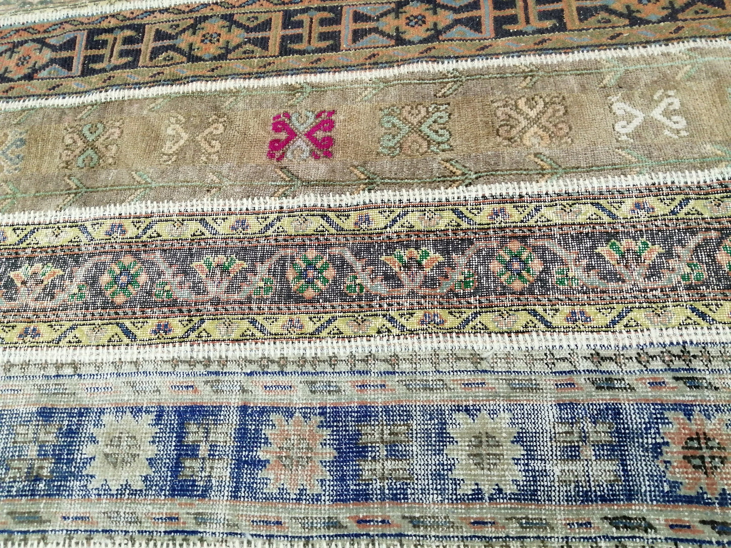 Patchwork Rugs, Hand Made Rug, Oushak Rug, Rustic Rug, Bohemian Rug, Rug Runner, Turkish Rug, Farmhouse Rug, Vintage Rug, Wool rug