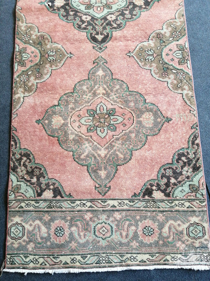 12.6 x 3 Oushak Runner Rug Turkish Runner Rug Vintage Runner Rug Hallway Runner Rug Kitchen Runner Rug Wool Runner Rug Wool Oushak Rug