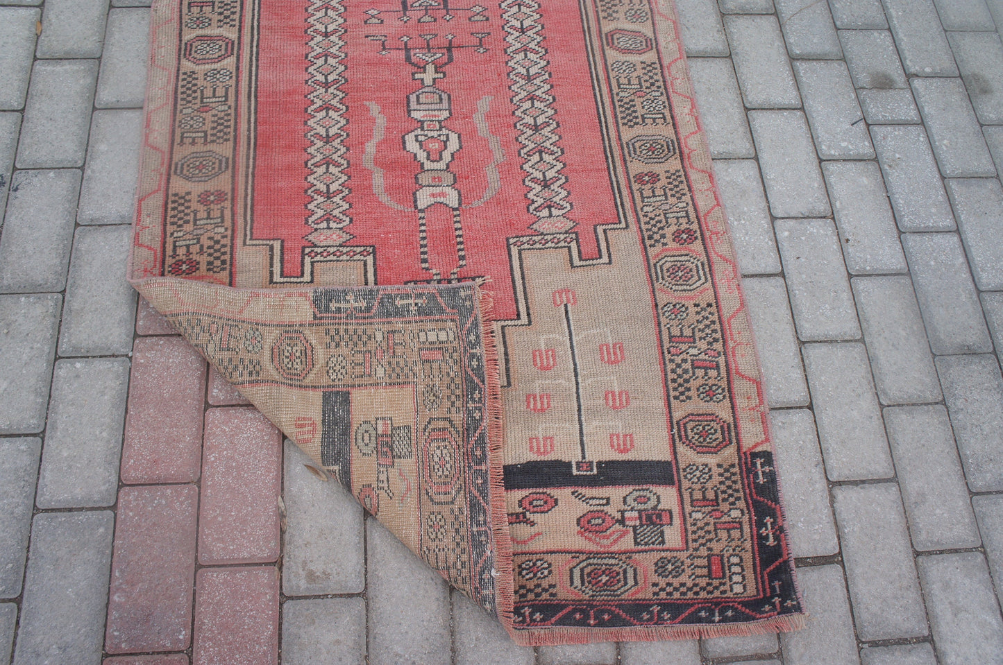 Rug, Eclectic Rug, Turkish Rugs, Oushak Rug,Bohemian Rug, Rug Runner, Rugs Runner, Turkish Rug , Farmhouse Rug, Vintage Rug, Hand Made Rug