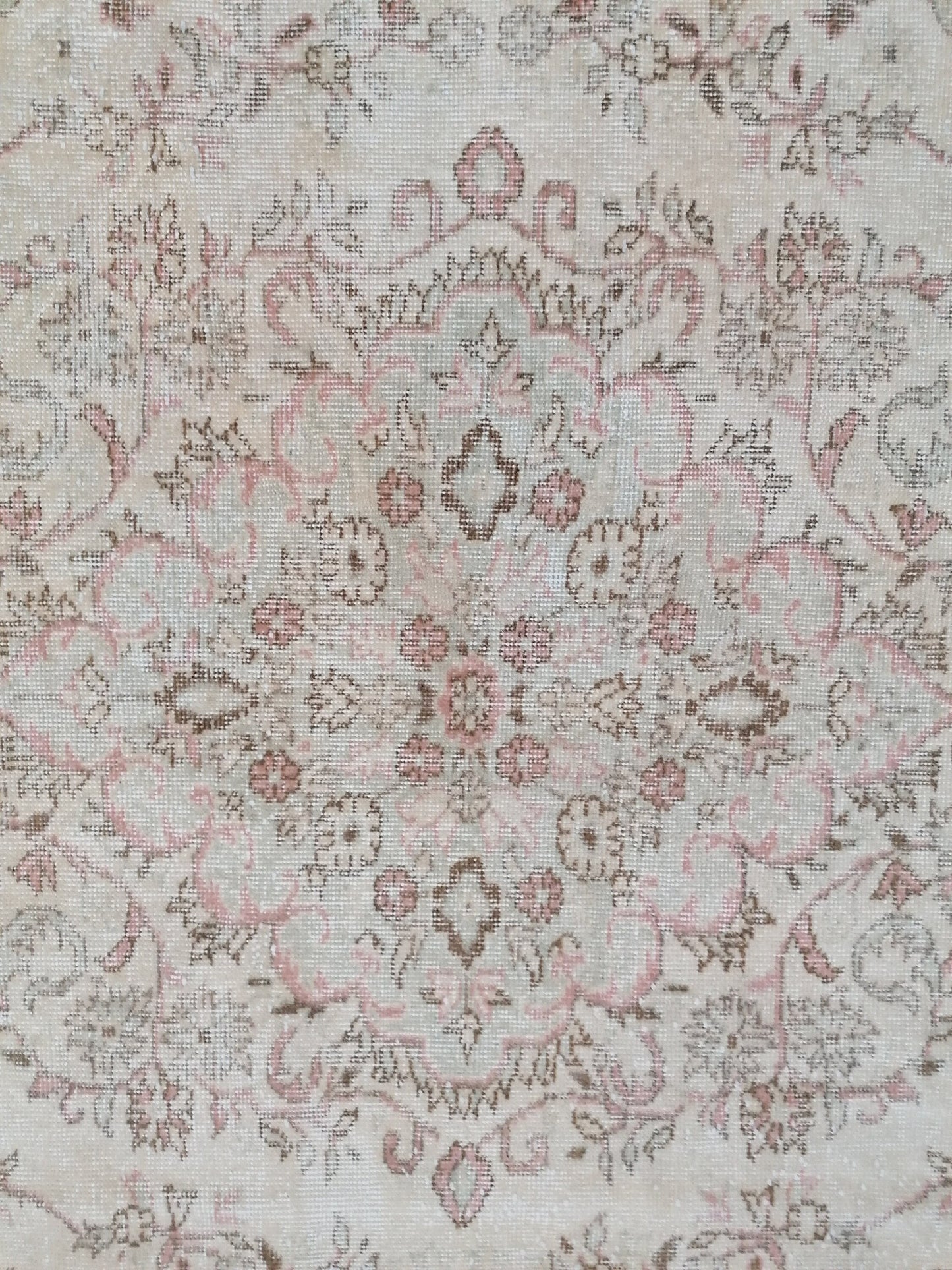 Oushak vintage rug  5'6x7'9 wool rug hand made rug