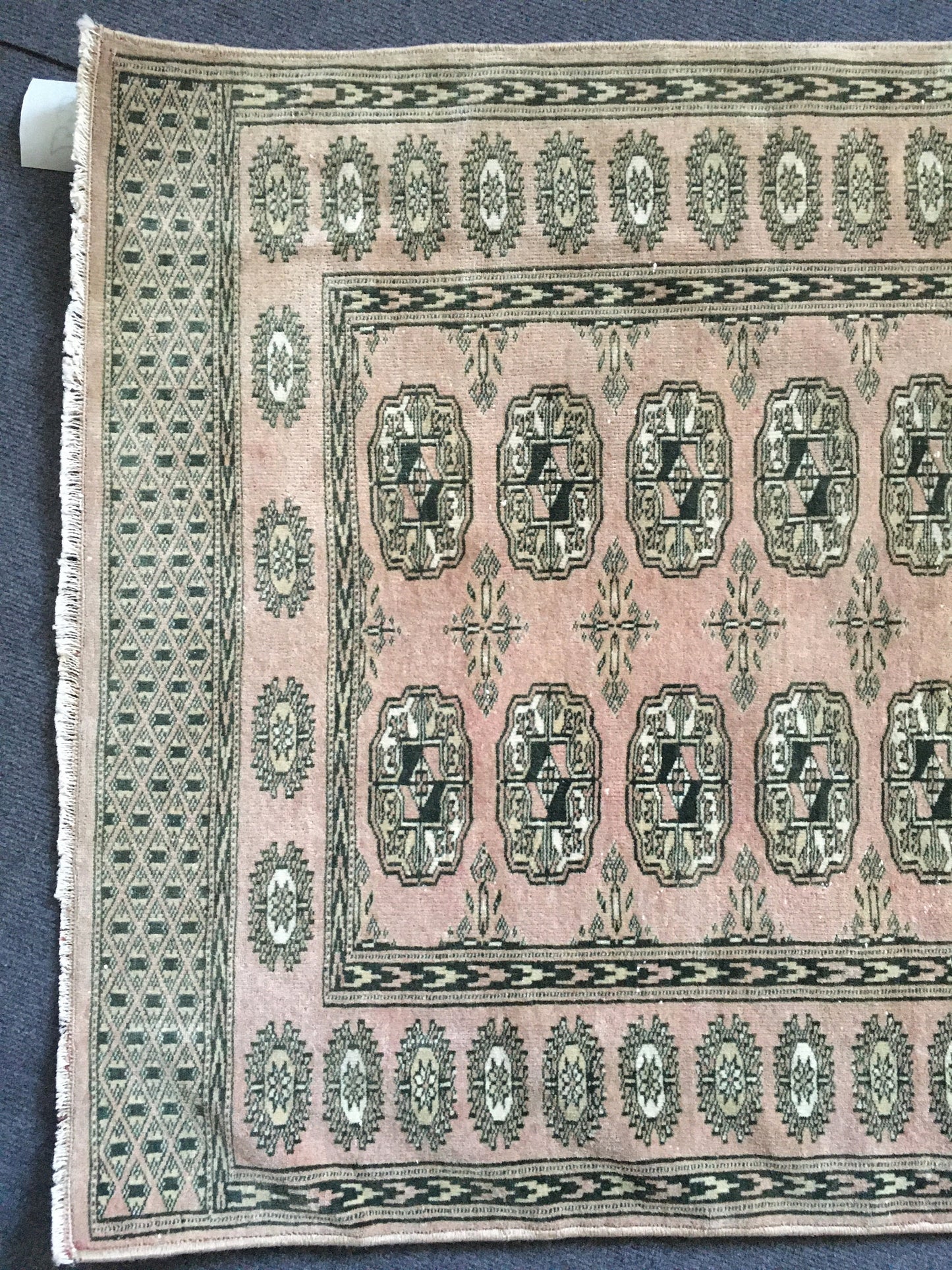 3x4 feet faded vintage small rug, natural black wool rug, morracon oushak handmade small rug, living room persian small rug, bedroom rug