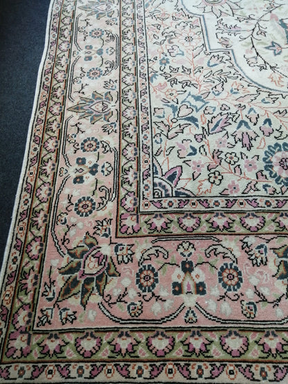 6.7 x 10.7 Large  OUSHAK RUG TURKISH Oushak Rug Vintage Oushak quality Rug Vintage Runner Rug Wool Oushak Rug Hand Made Rugs Vintage  Rug