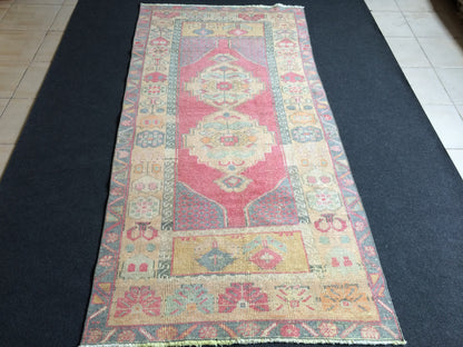 Wool Rugs Vintage Rugs  TURKISH HAND MADE Rugs   Vintage Turkish Rugs   Oushak Rug   Traditional Rug, Turkish Oushak Rug, Vintage Oushak Rug