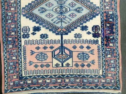 Oriental RUG TURKISH Antique Rug Vintage 5.8 x 3.2 Oushak Rug Vintage Rug Wool Oushak Rug Hand Made Rug Vintage Turkish Rug