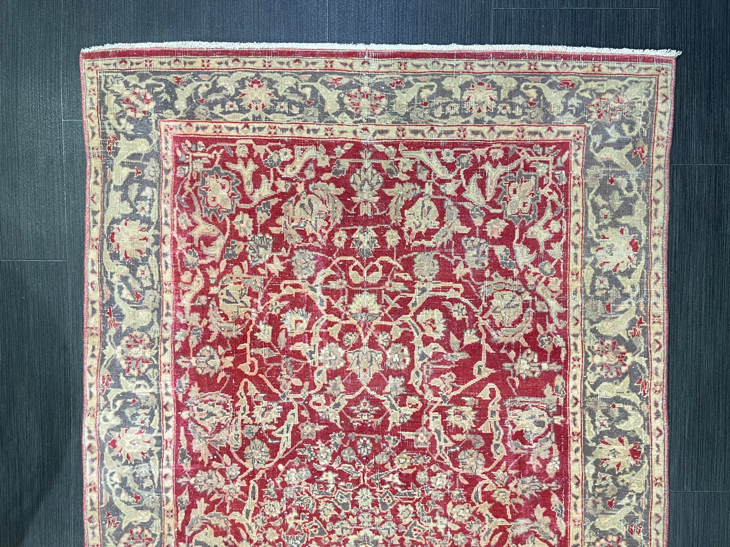 Vintage Rug, TURKISH 3x5 Rug,  HANDMADE Rug, Fine Hand Knotted Oushak Rug, Persian Rug Oriental Rug, Quality Rug