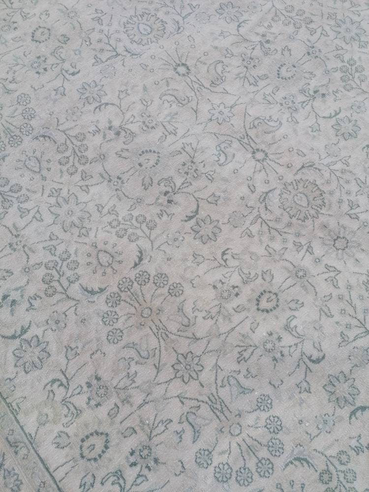 6'6x9'6 large morracon wool rug, oushak hand made rug,muted bohemian rug, living room rug