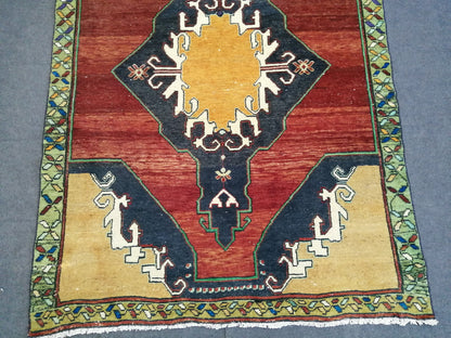 10.7 X 5 Rugs, Hand Made Rug, Oushak Rug, Rustic Rug, Bohemian Rug, Rug Runner, Turkish Rug, Farmhouse Rug, Vintage Rug, Wool rug