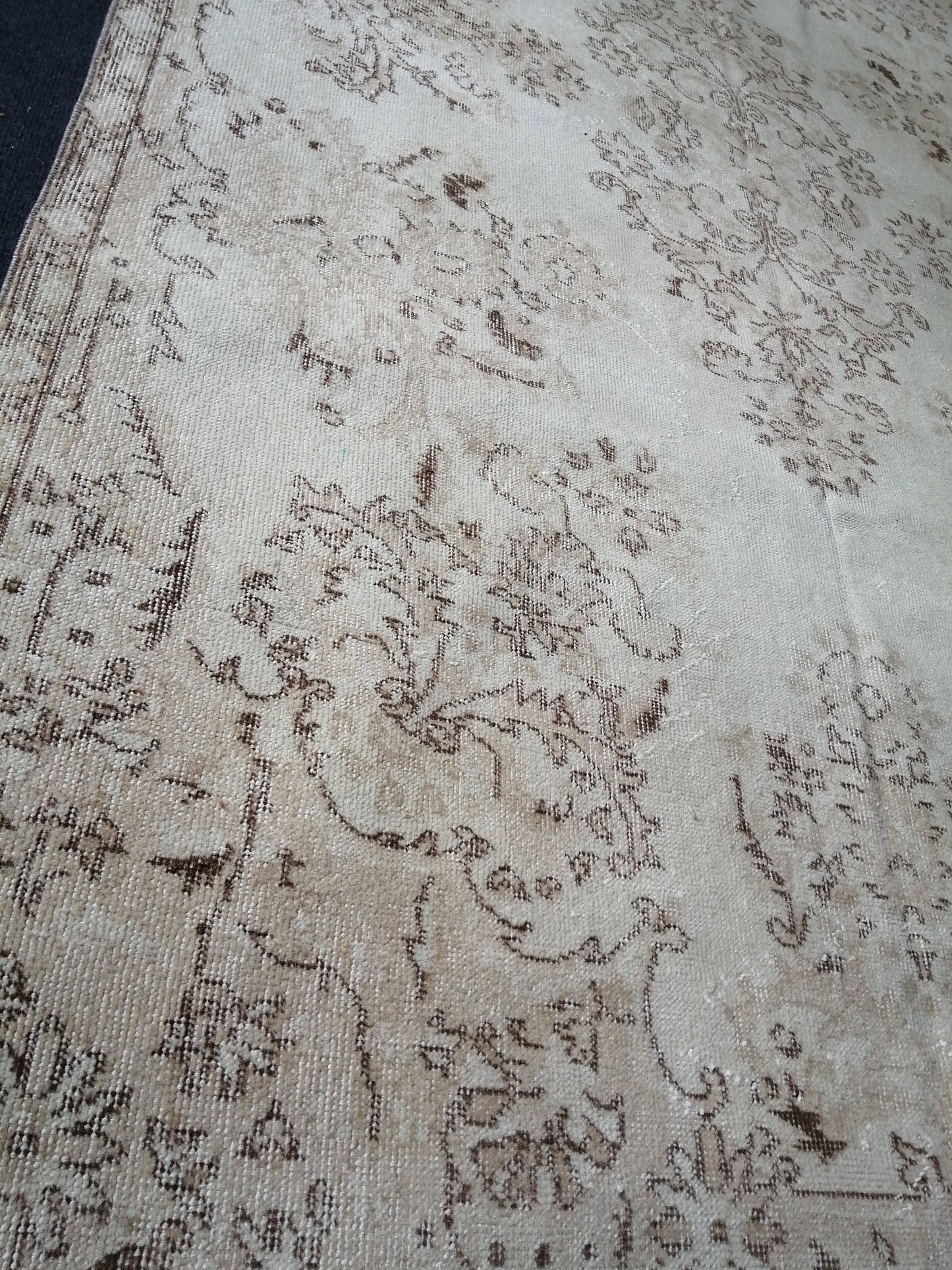 5.4 x 9 Turkish Rug, Oushak Rug, Oriental Rugs, Wool Hand Knotted Rug Runner Rugs, Runner Rug, Vintage Rug, Hand Made Rug  Oriental Rug