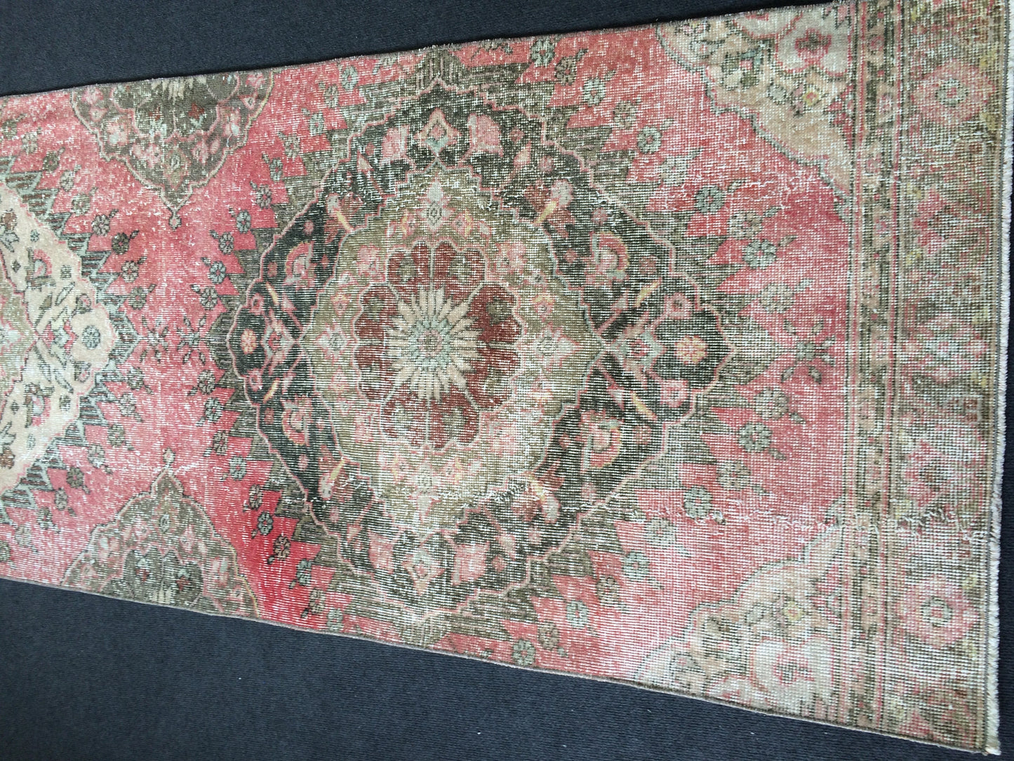 12 x 3 Oushak Runner Rug Turkish Runner Rug Vintage Runner Rug Hallway Runner Rug Kitchen Runner Rug Wool Runner Rug Persian Runner