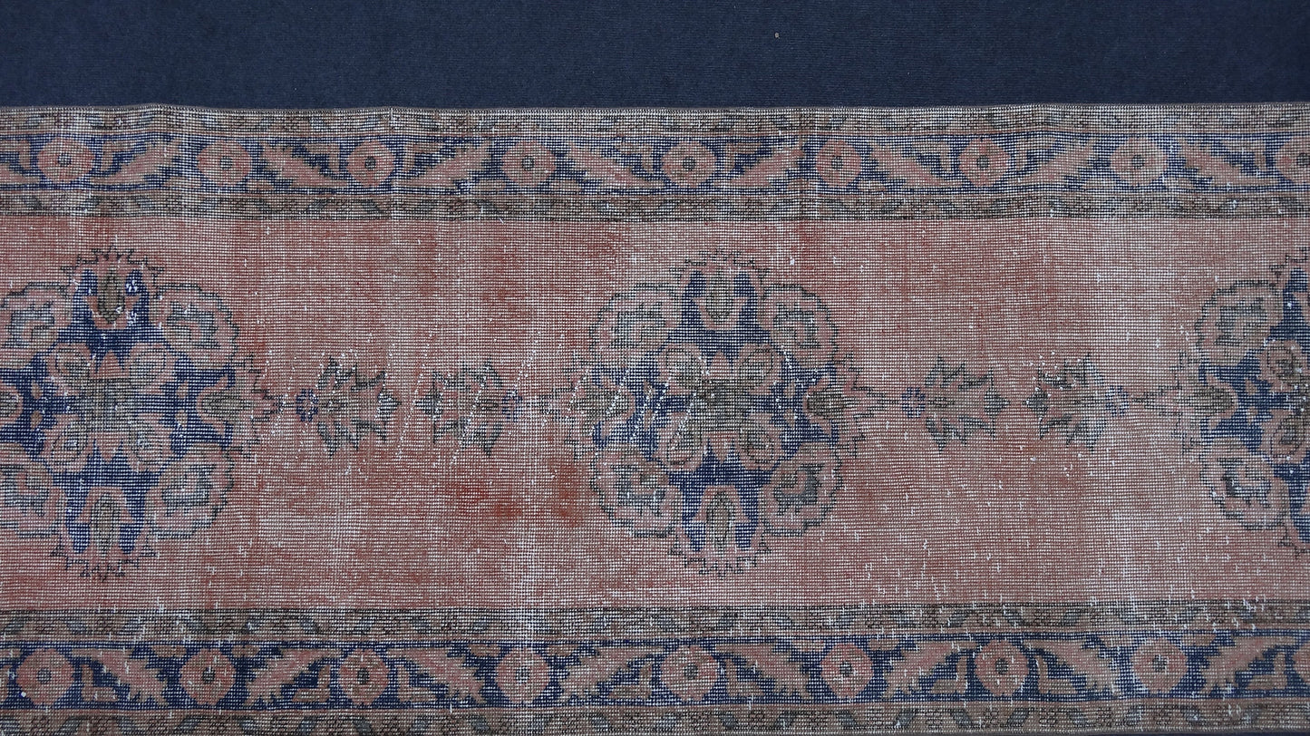 Runner rug, distressed vintage rug, hallway runner rug 141x34 inches