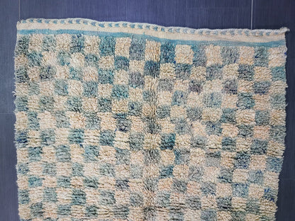 Antique Rug, High Wool Pile Rug, 3.8 x 5.10  Plush Rug,Handmade Rug,Shaggy Hand Knotted Rug,One Of A Kind Rug, Nomad Rug, Rear Rug