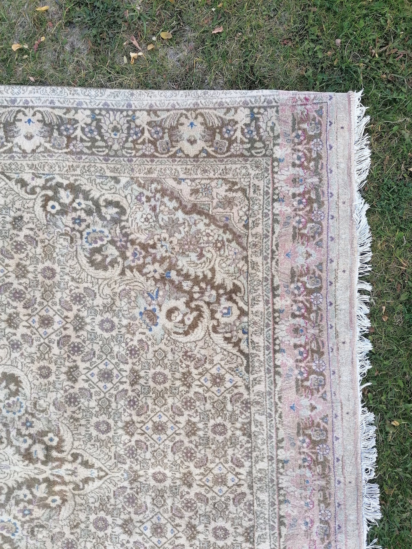 5.5 x 7.3 knotted rug - handmade living room rug, vintage wool rug, Persian rug