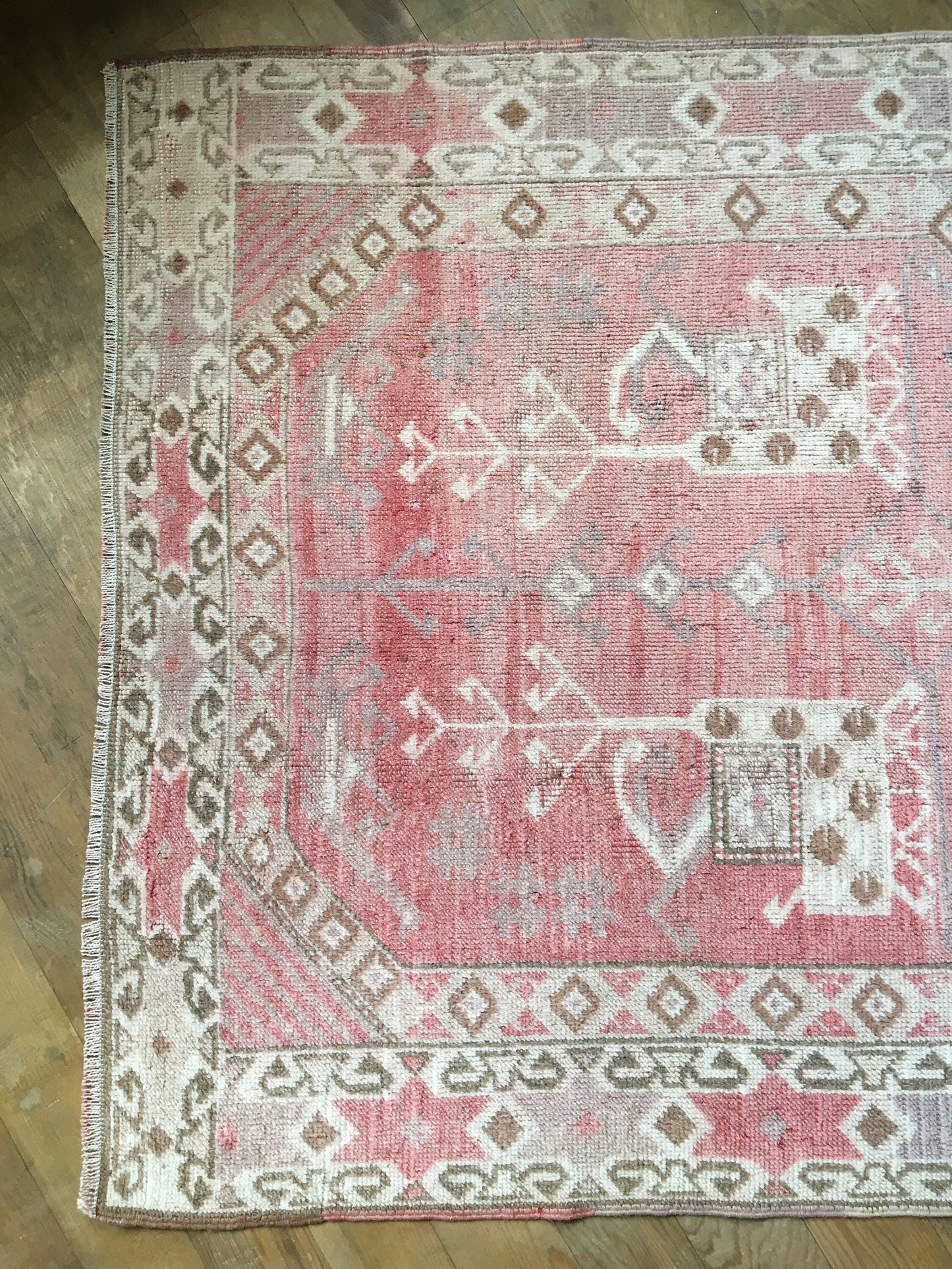3x5 feet turkish handmade rug, vintage large rug,kitchen wide rug, living room rug, bohemian rug, oushak turkish wool rug, hallway mini rug