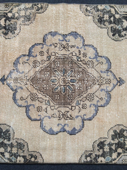 12.6 x 2.9 Oushak Runner Rug Turkish Runner Rug Vintage Runner Rug Hallway Runner Rug Kitchen Runner Rug Wool Runner Rug Wool Persian Runner