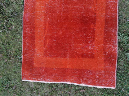 Turkısh rug, vıntage rug, vıntage turkısh rug, hand made rug,wool rug 7'10x2'4 feet