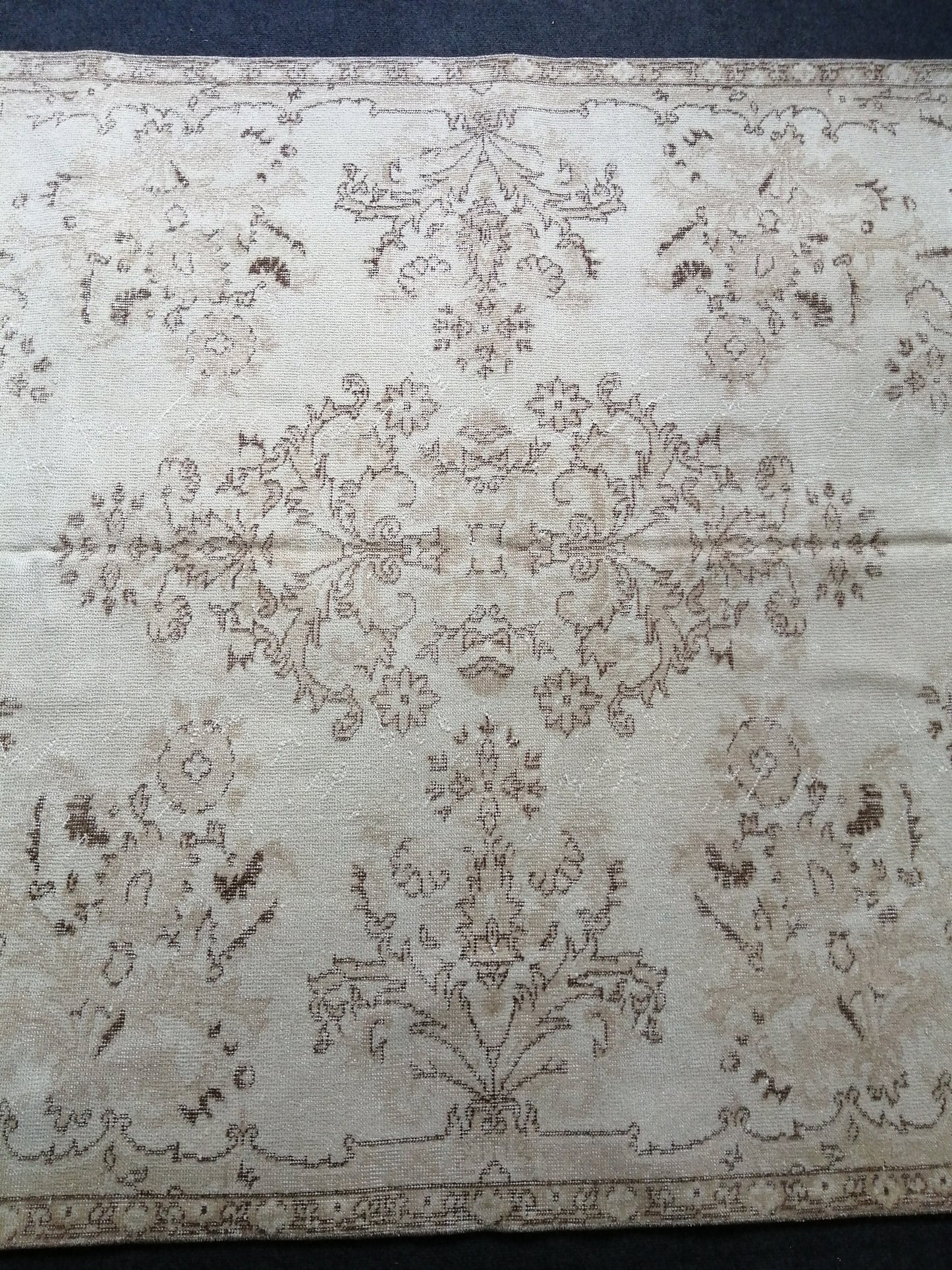 5.4 x 9 Turkish Rug, Oushak Rug, Oriental Rugs, Wool Hand Knotted Rug Runner Rugs, Runner Rug, Vintage Rug, Hand Made Rug  Oriental Rug