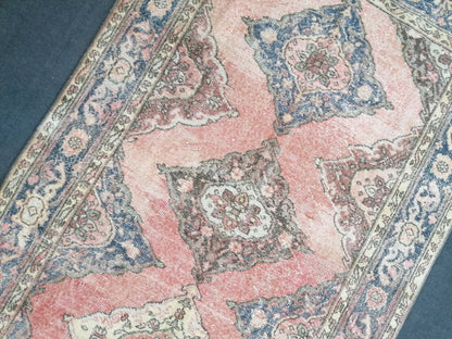 Vıntage runner rug, turkısh runner, anatolian runner 11x4'8 feet, hand made runner rug