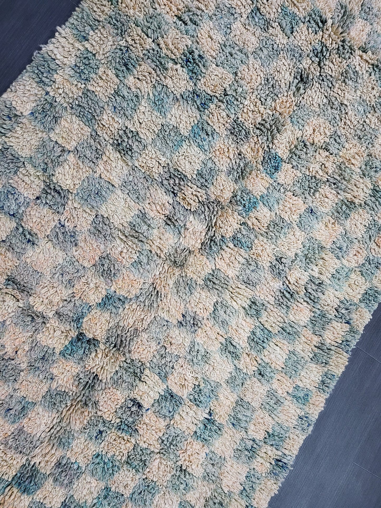 Antique Rug, High Wool Pile Rug, 3.8 x 5.10  Plush Rug,Handmade Rug,Shaggy Hand Knotted Rug,One Of A Kind Rug, Nomad Rug, Rear Rug