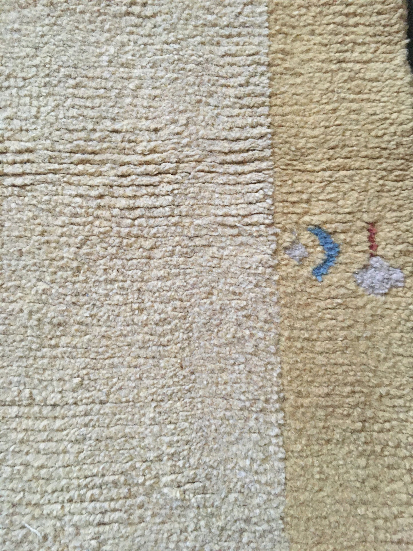 2.4x4.4 feet natural wool handmade turkish runner, mini vintage kitchen runner, oushak brown living room rug, bedroom area runner, beige rug