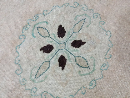 Muted Vintage Runner Rug Turkish Runner Rug Vintage Runner 4x11 Rug Hallway Runner Rug Kitchen Runner Rug Wool Runner Rug Floral Runner Rug